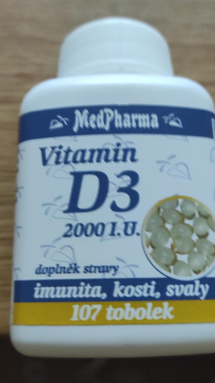 Fotografie - Vitamin D3 2000 I.U. MedPharma