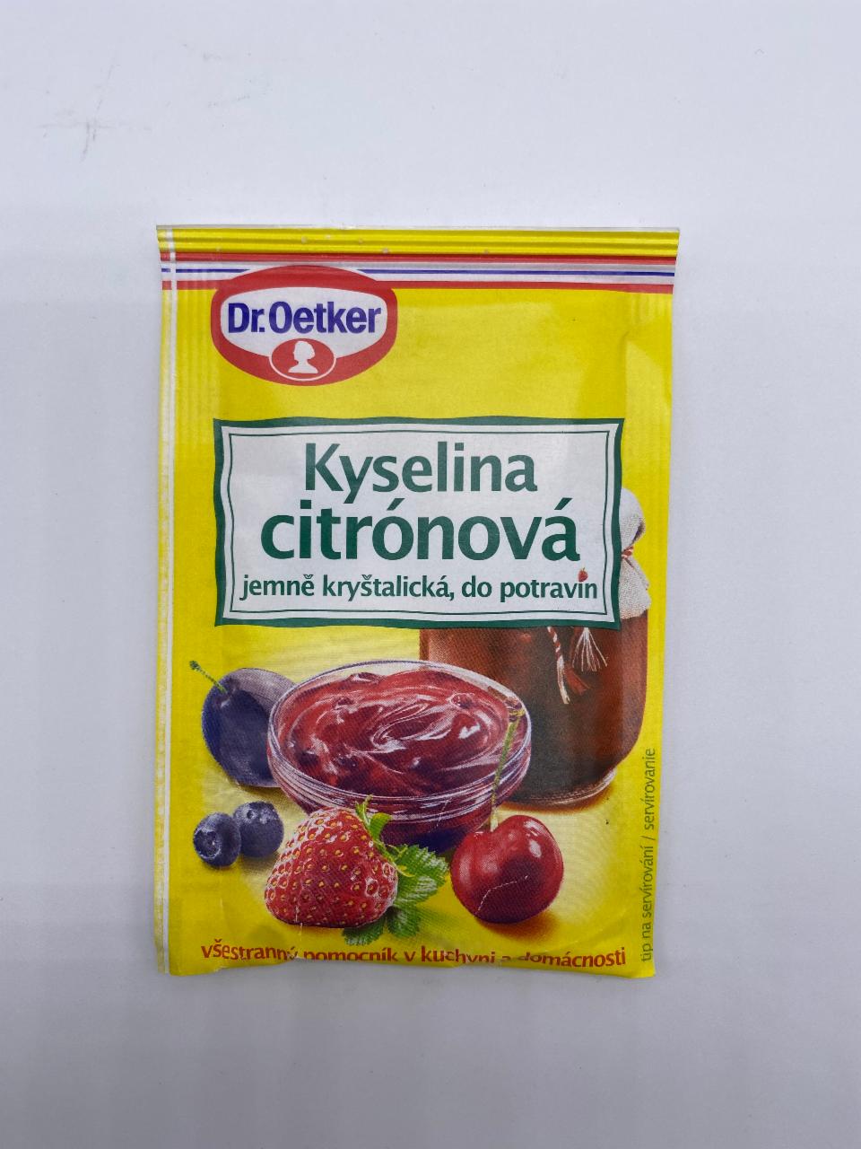 Fotografie - kyselina citrónová E330