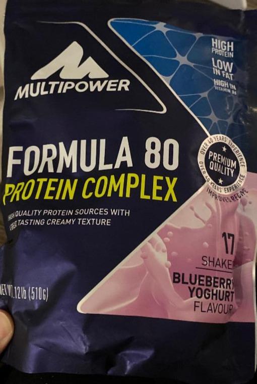 Fotografie - Formula 80 Protein Complex Blueberry Yoghurt Multipower