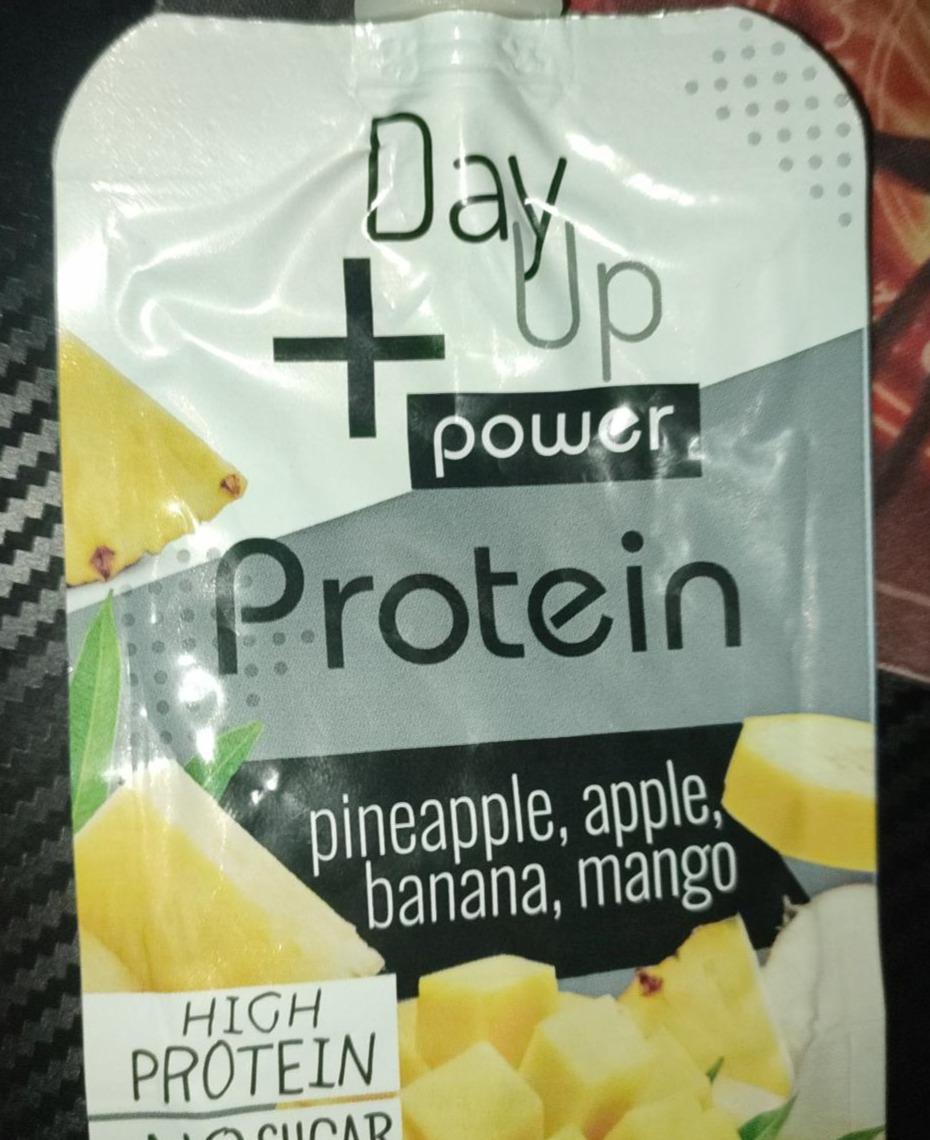 Fotografie - Day Up + Power Protein pineapple, apple, banana, mango