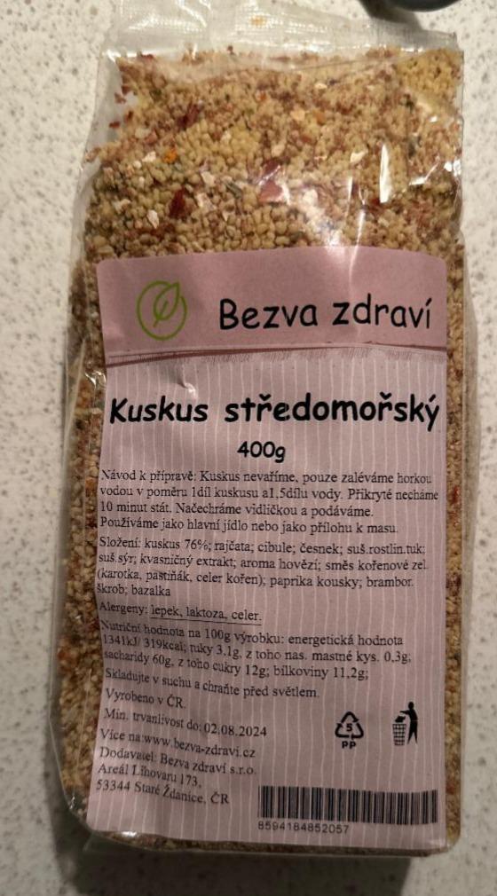 Fotografie - Kuskus středomořský Bezva zdraví
