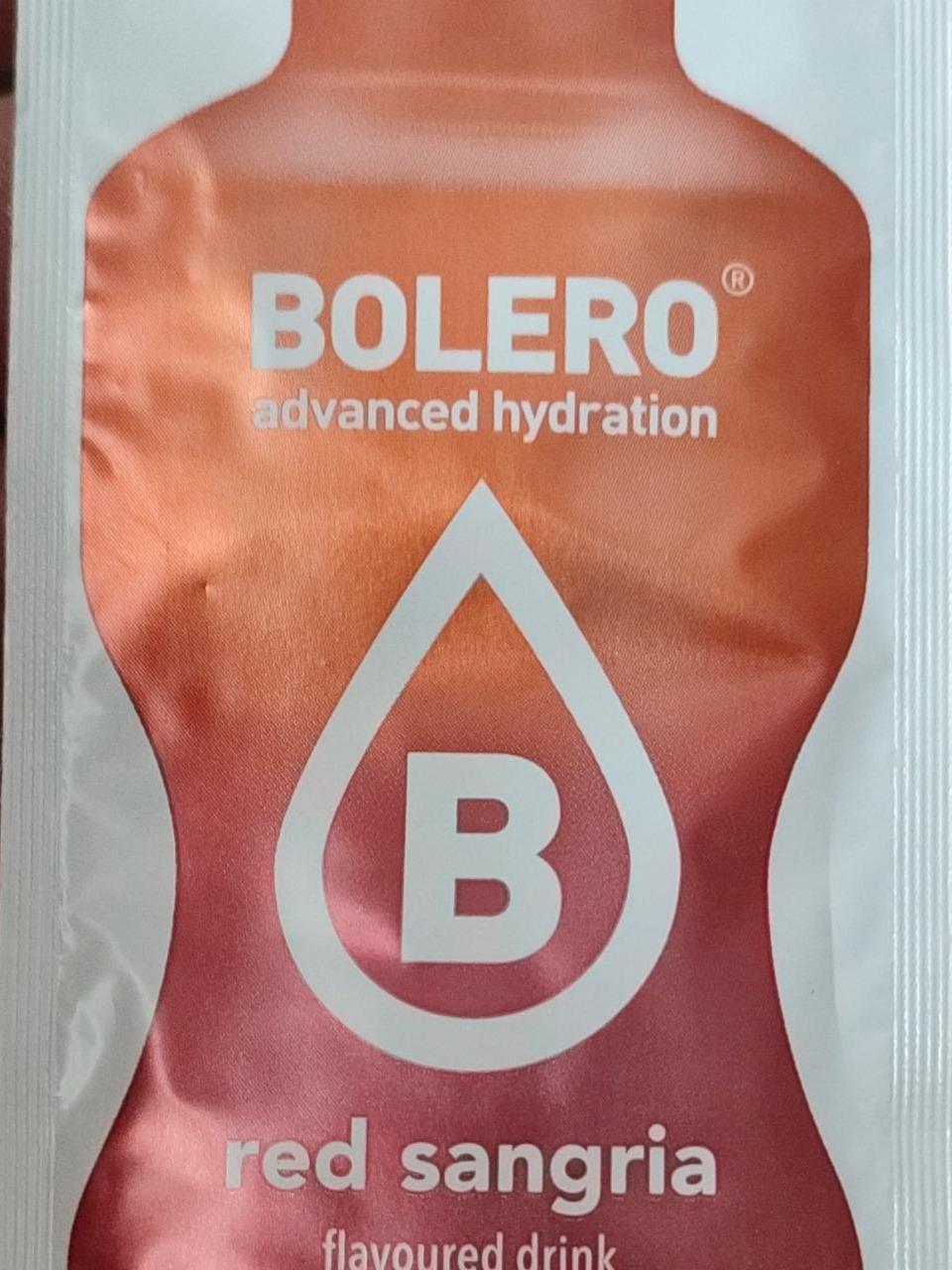 Fotografie - Bolero advanced hydration red sangria flavoured drink (hodnoty pre hotový nápoj)