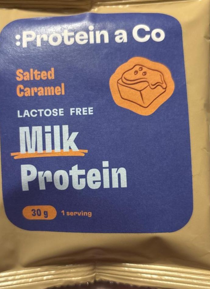 Fotografie - Milk protein lactose free salted caramel Protein & Co.