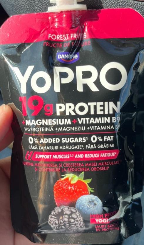 Fotografie - YoPro 19g protein forest fruits Danone