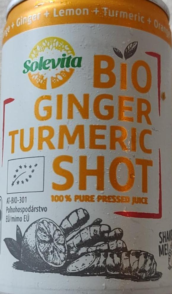 Fotografie - Bio ginger turmeric shot Solevita