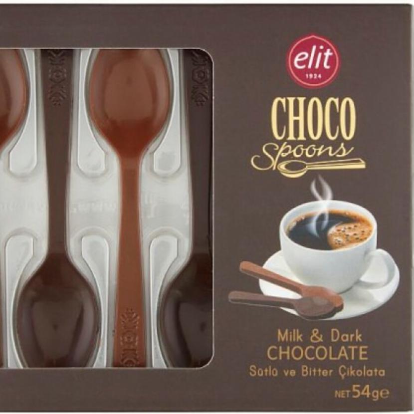 Fotografie - Choco spoons Milk & Dark Chocolate Elit
