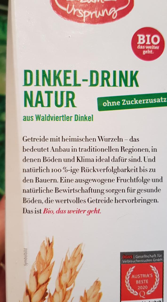 Fotografie - Dinkel-Drink natur
