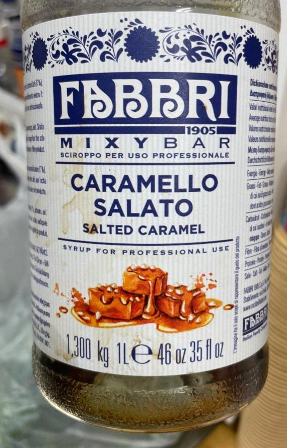 Fotografie - Caramello salato syrup Fabbri