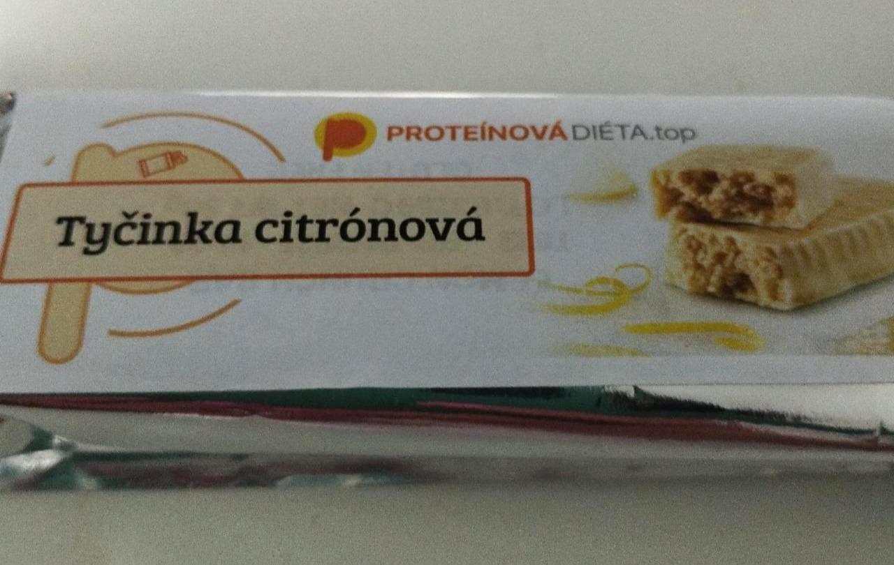 Fotografie - Tyčinka citrónová Proteínová Diéta