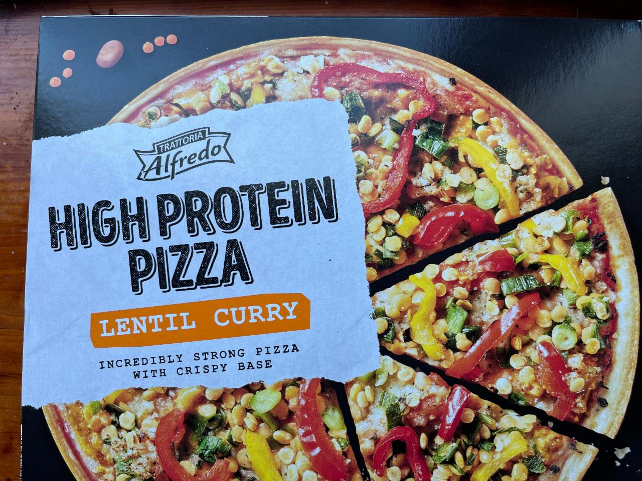 Fotografie - High Protein Pizza Lentil Curry Trattoria Alfredo