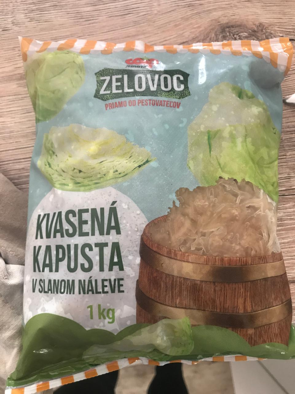 Fotografie - Kvasená kapusta v slanom náleve Coop Jednota Zelovoc