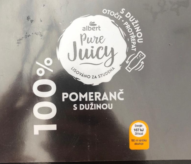 Fotografie - Pure Juicy 100% Pomeranč s dužinou Albert