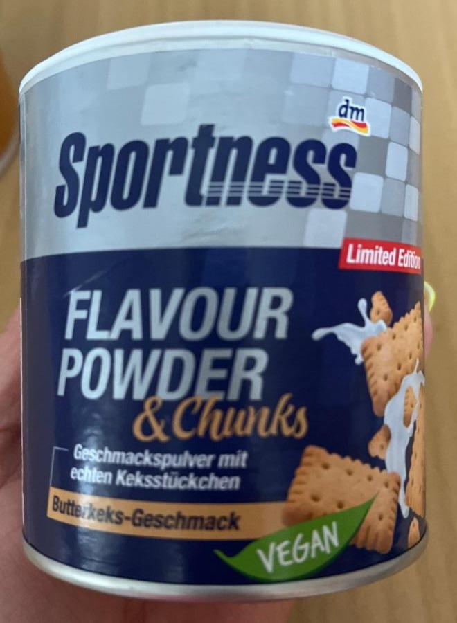 Fotografie - Flavour Powder & Chunks Butterkeks-Geschmack Sportness