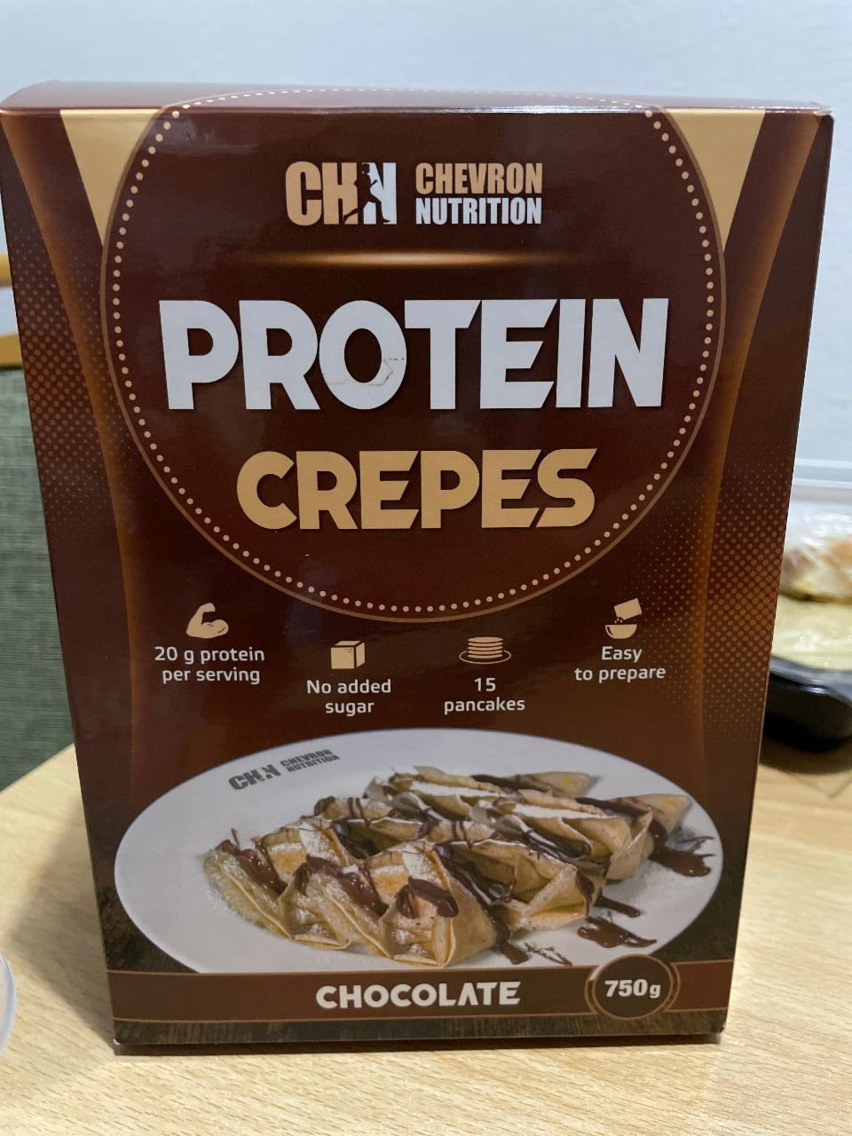 Fotografie - protein crepes chevron