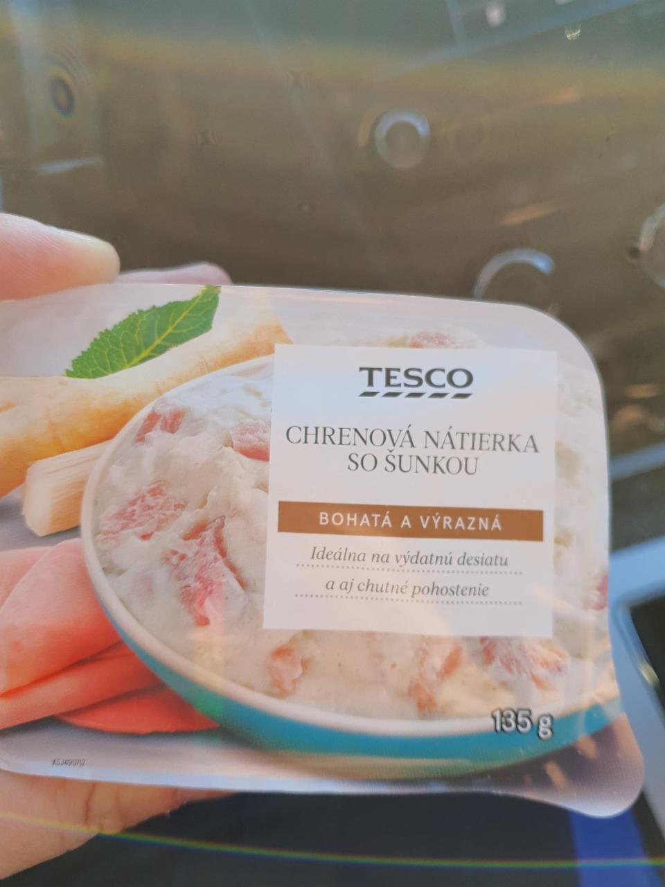 Fotografie - chrenova natierka so sunkou Tesco 