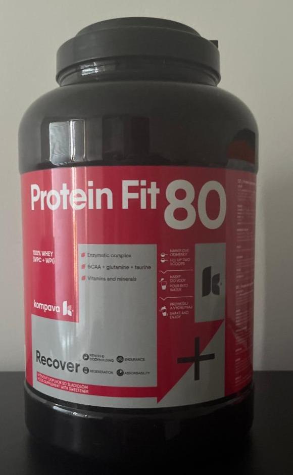 Fotografie - Protein Fit 80 Chocolate Kompava