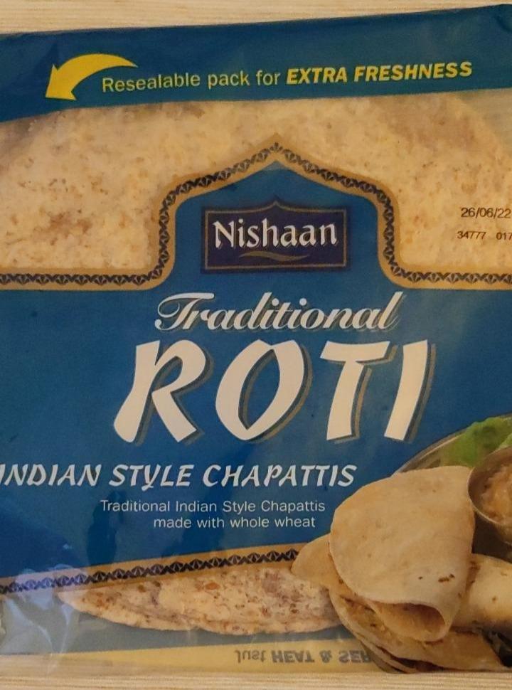 Fotografie - Nishaan Traditional Roti Indian Style Chapattis
