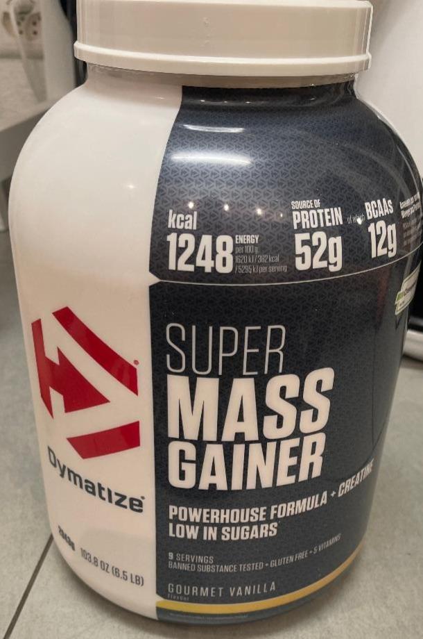 Fotografie - Super Mass Gainer Gourmet Vanilla Dymatize