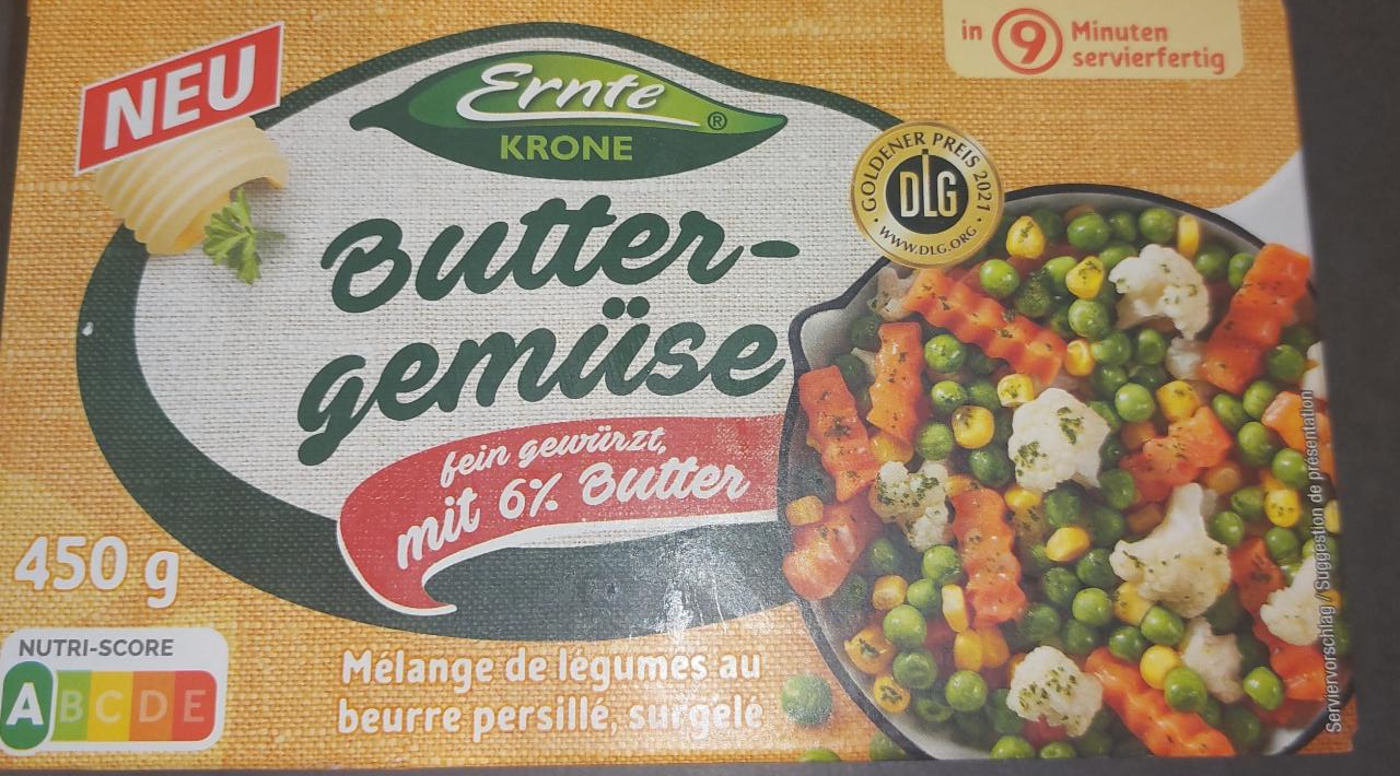 Fotografie - butter gemüße mit 6% butter