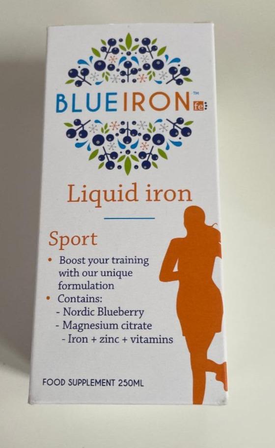 Fotografie - Liquid iron Sport BlueIron
