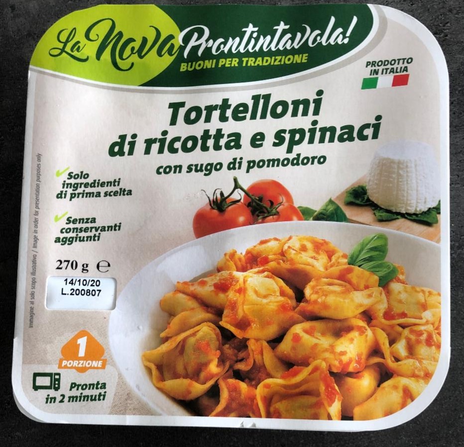 Fotografie - tortelloni di ricotta e spinaci