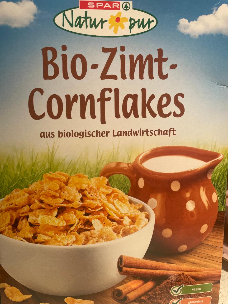 Fotografie - Bio-Zimt-Cornflakes Spar Natur pur