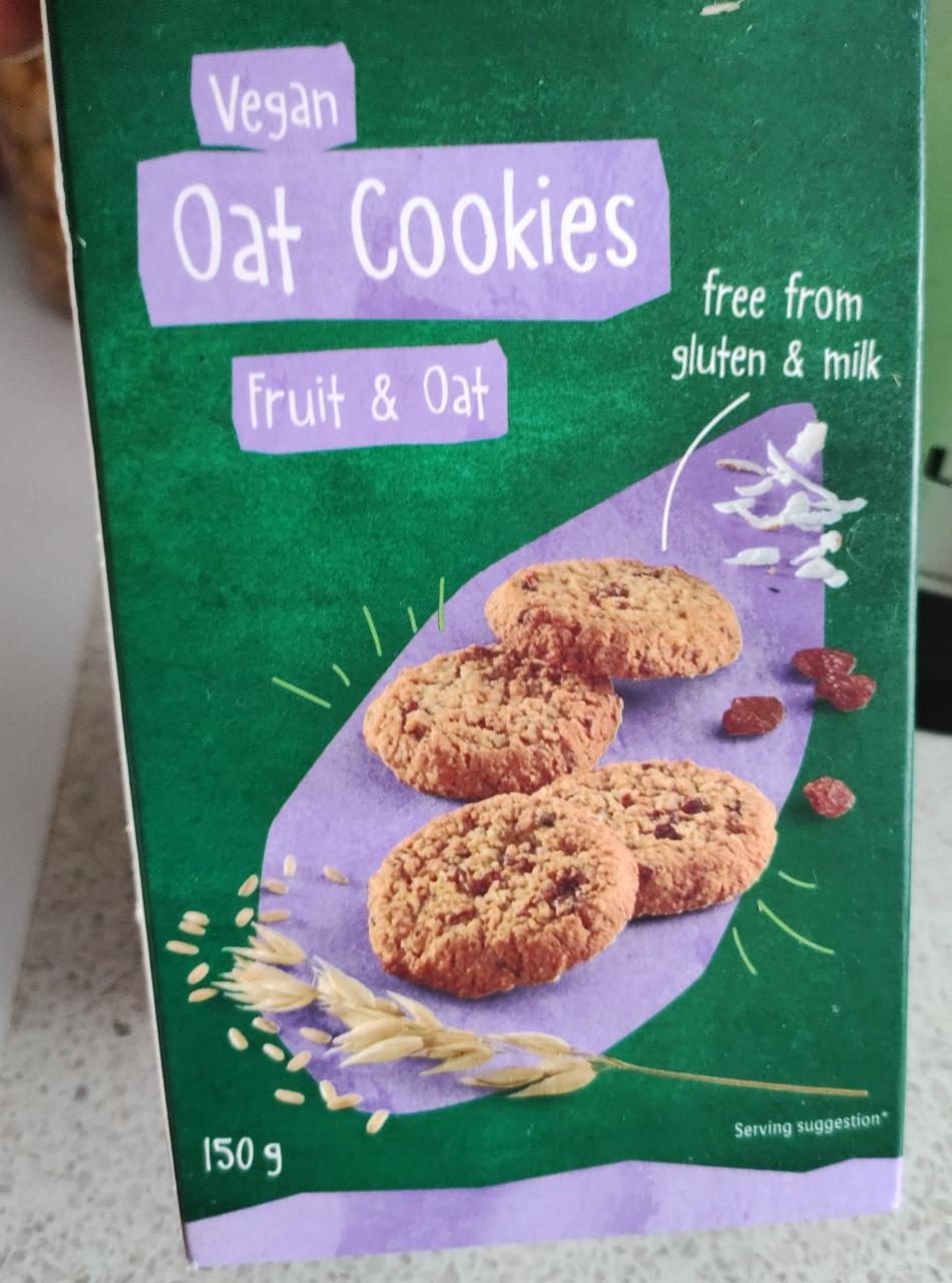 Fotografie - Vegan Oat cookies Fruit & oat Vemondo