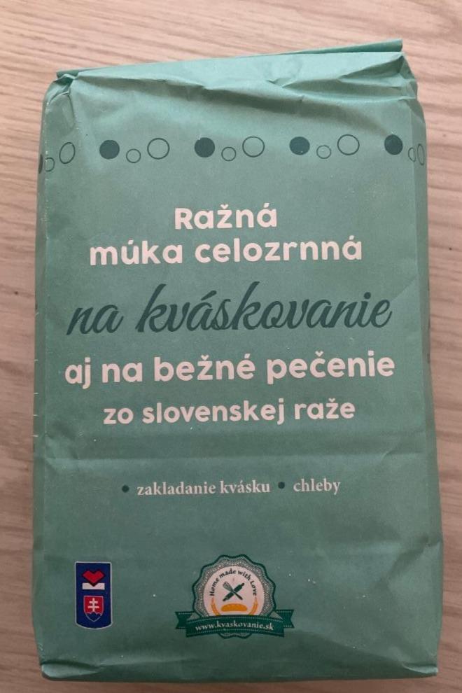 Fotografie - Ražná múka celozrnná na kváskovanie Mlyn Trenčan