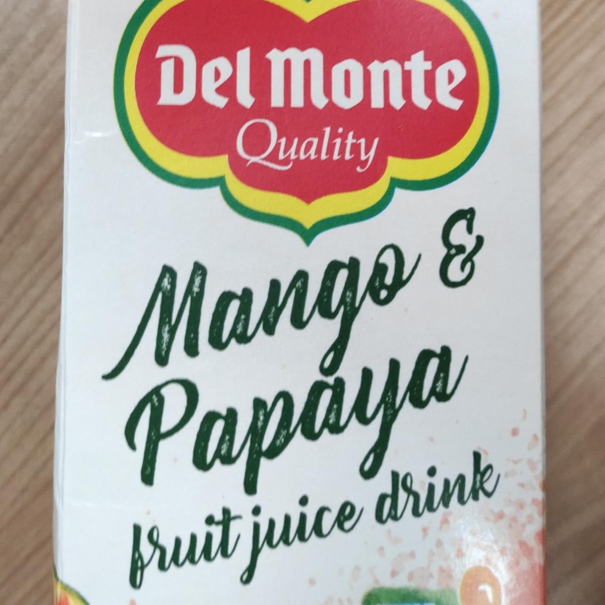 Fotografie - Mango & Papaya fruit juice drink Del Monte