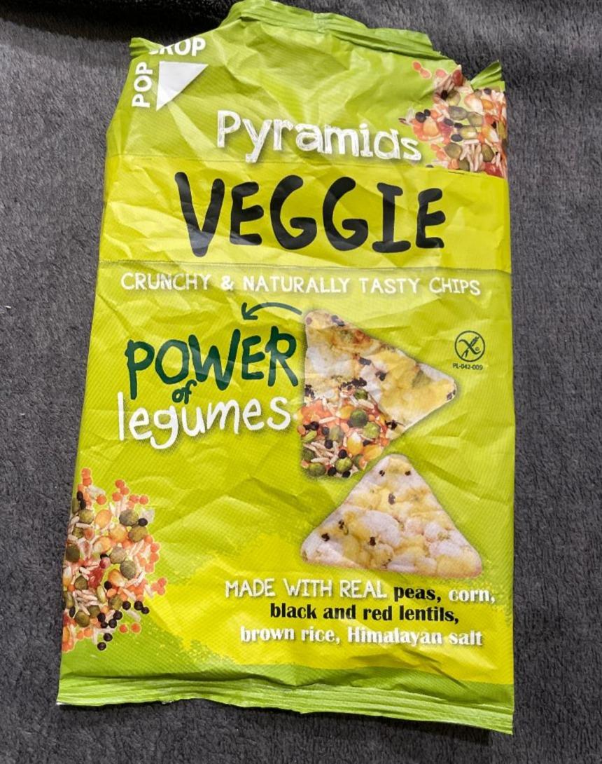 Fotografie - pyramids veggie crunchy & natural tasty chips