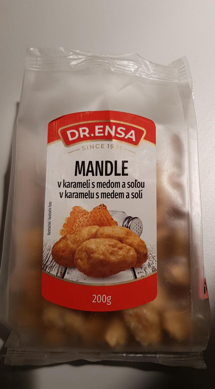 Fotografie - Dr. Ensa Mandle v karameli s medom a soľou