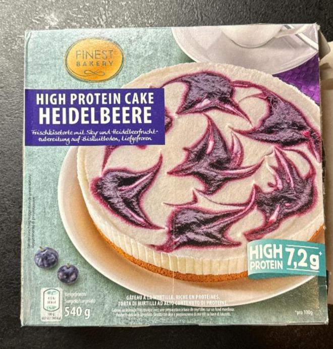 Fotografie - High protein cake Heidelbeere Finest Bakery