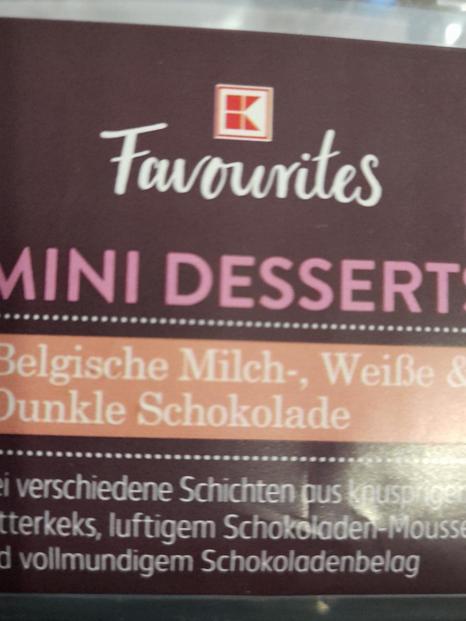 Fotografie - mini desserts K Favourites
