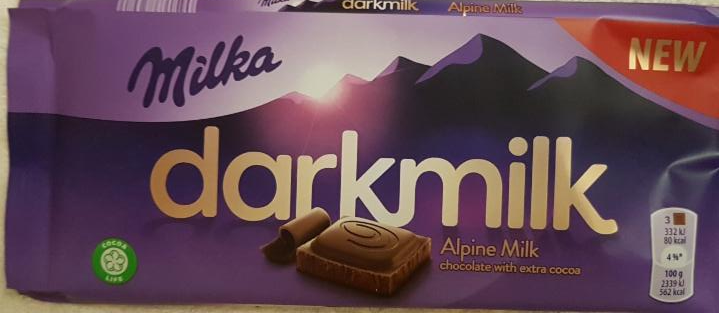 Fotografie - Milka Darkmilk Alpinemilk