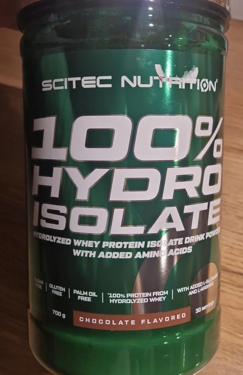Fotografie - 100% Hydro Isolate Chocolate flavored Scitec Nutrition
