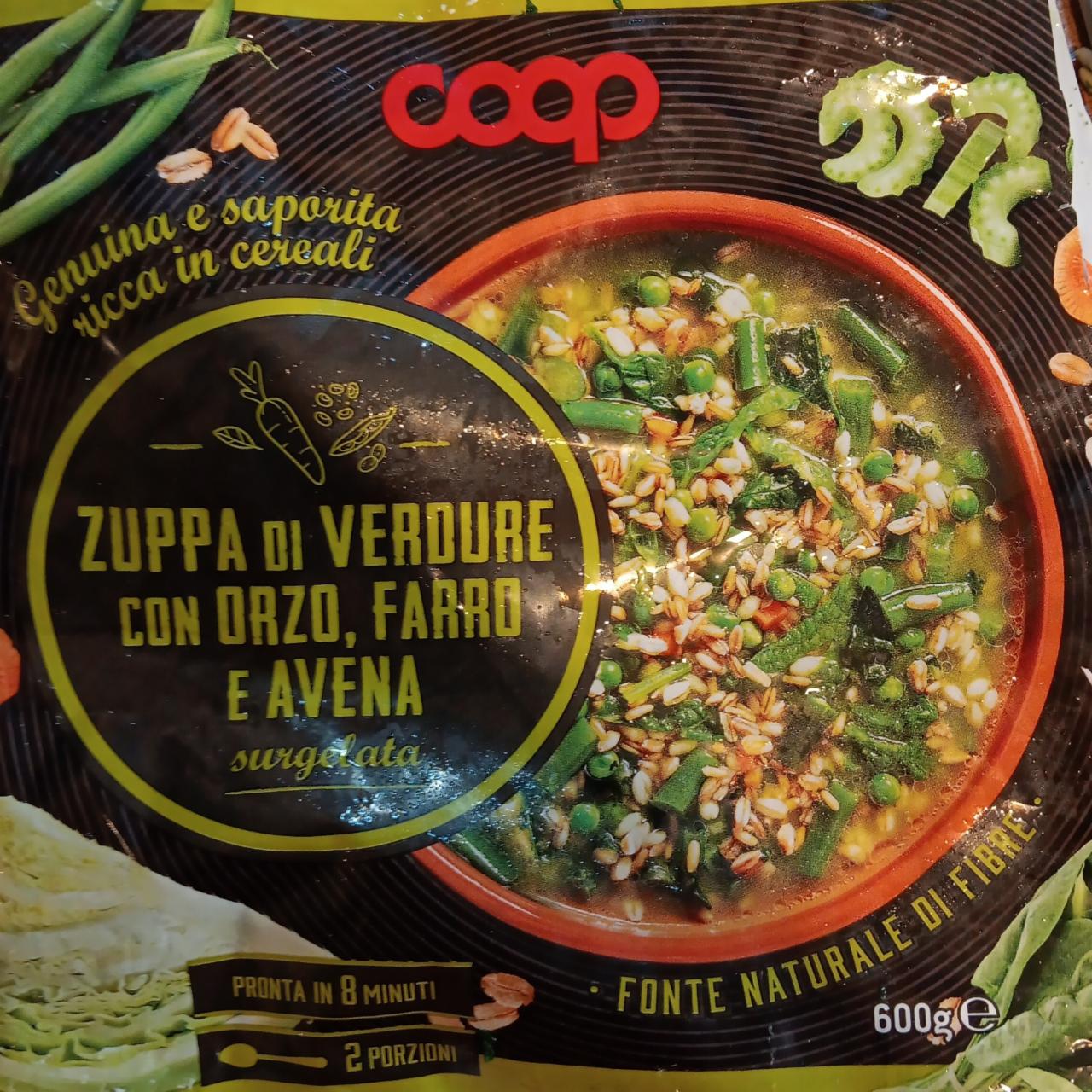 Fotografie - Zuppa di verdure con orzo, farro e avena Coop