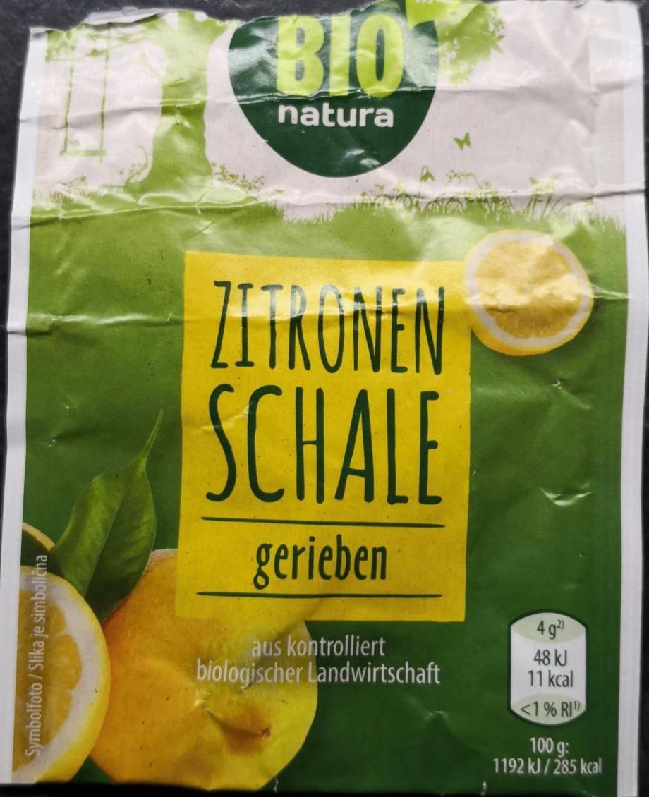 Fotografie - Zitronen Schale gerieben Bio natura