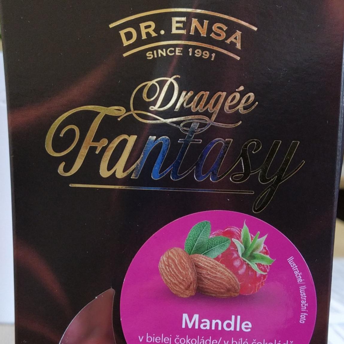 Fotografie - Dragée Fantasy Mandle v bielej čokoláde Dr.Ensa