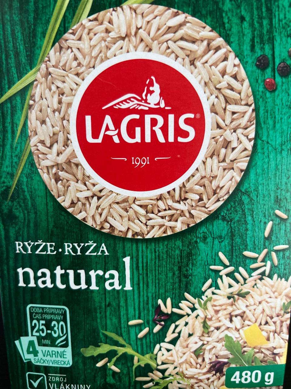 Fotografie - Ryža Natural varné sáčky Lagris