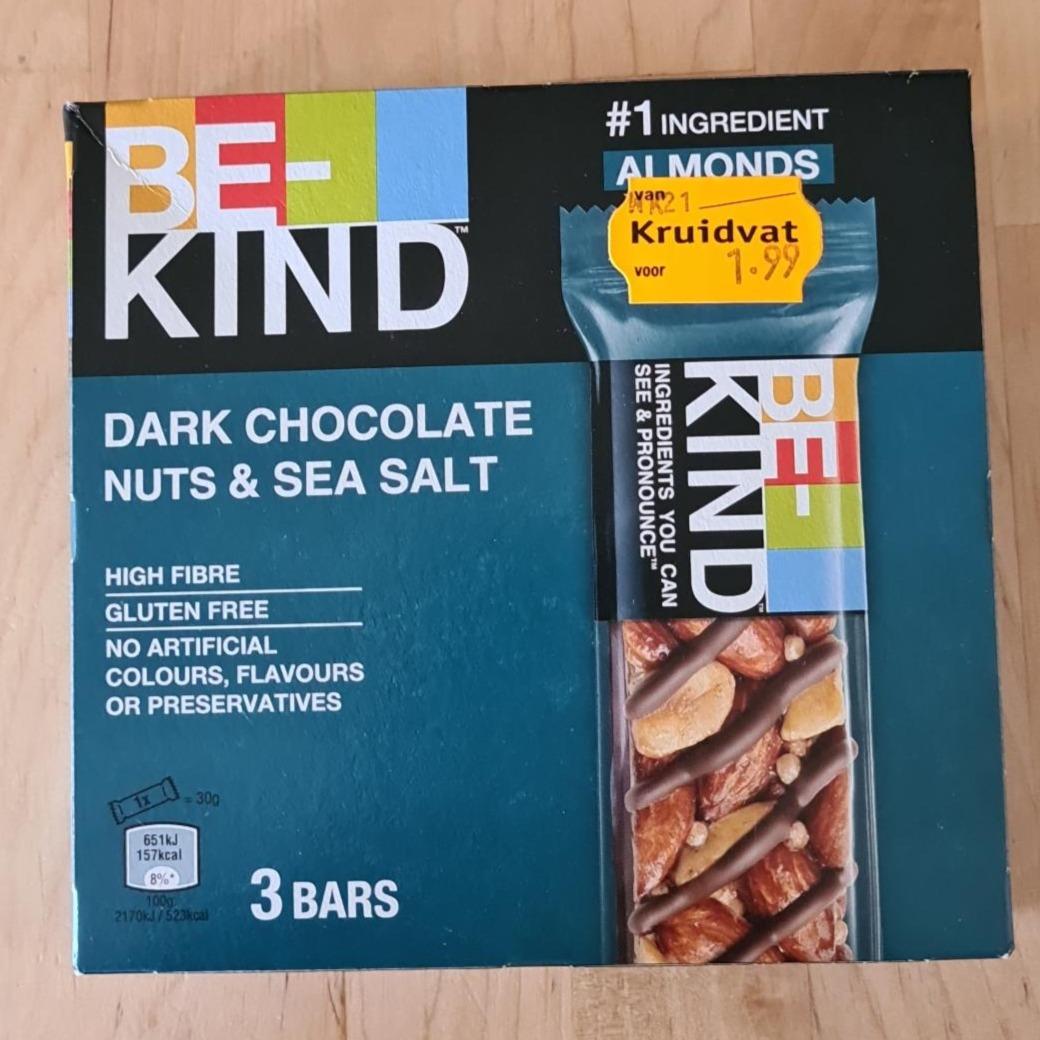 Fotografie - Dark Chocolate Nuts & Sea salt Be-Kind
