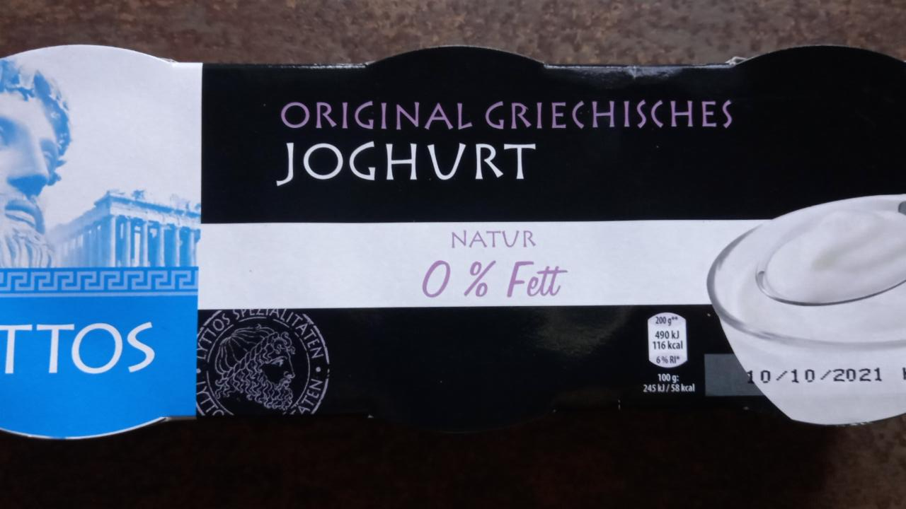 Fotografie - original Griechisches Joghurt 0% Fett