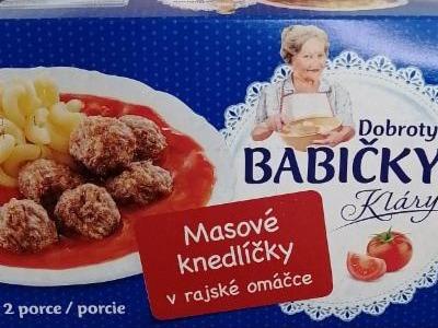 Fotografie - Masové knedlíčky v rajské omáčce Dobroty Babičky Kláry