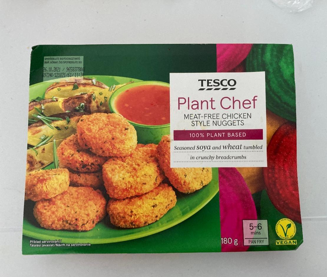 Fotografie - Meat-free chicken style nuggets Plant Chef Tesco