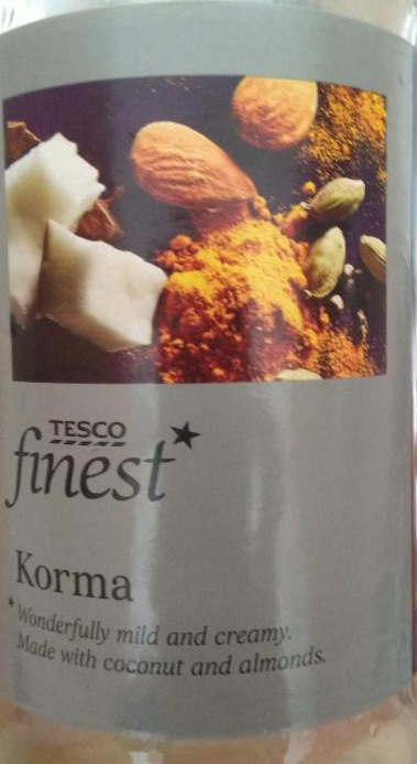 Fotografie - Tesco Finest Royal Korma cooking sauce