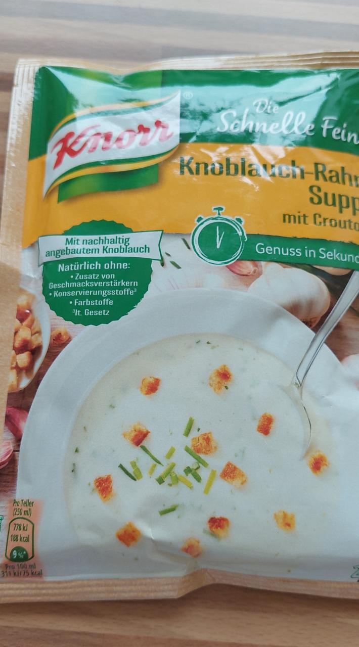 Fotografie - Knoblauch-Rahm Suppe