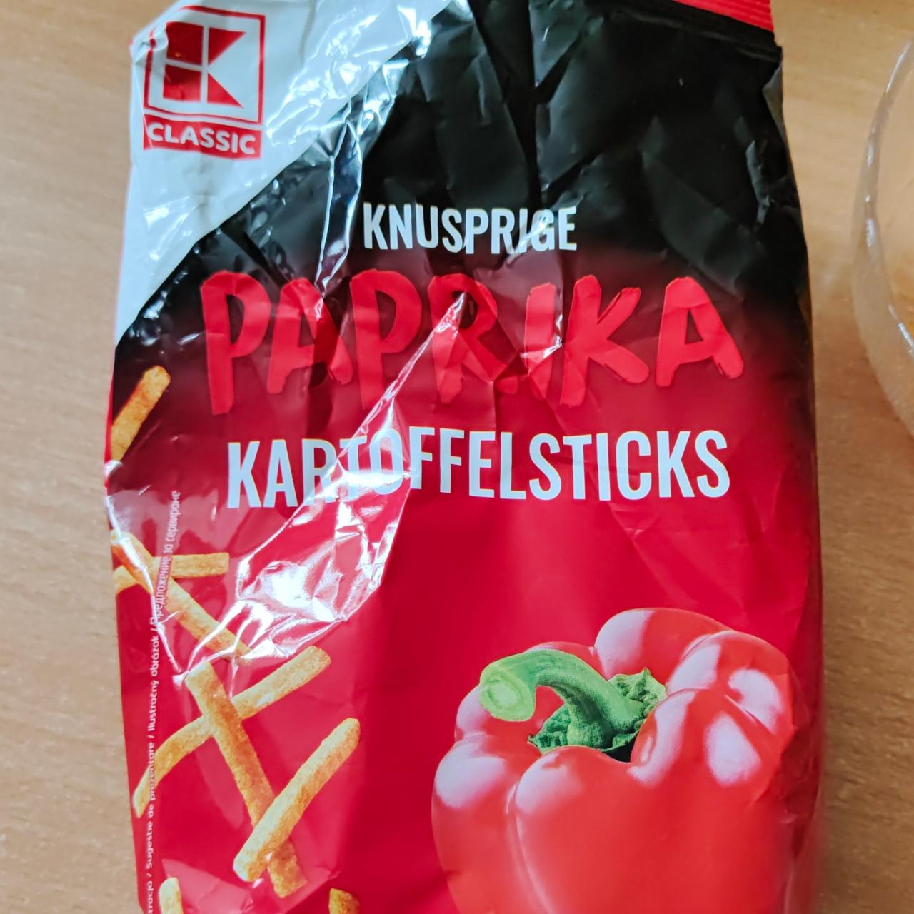 Fotografie - Knusprige Paprika Kartoffelsticks K-Classic