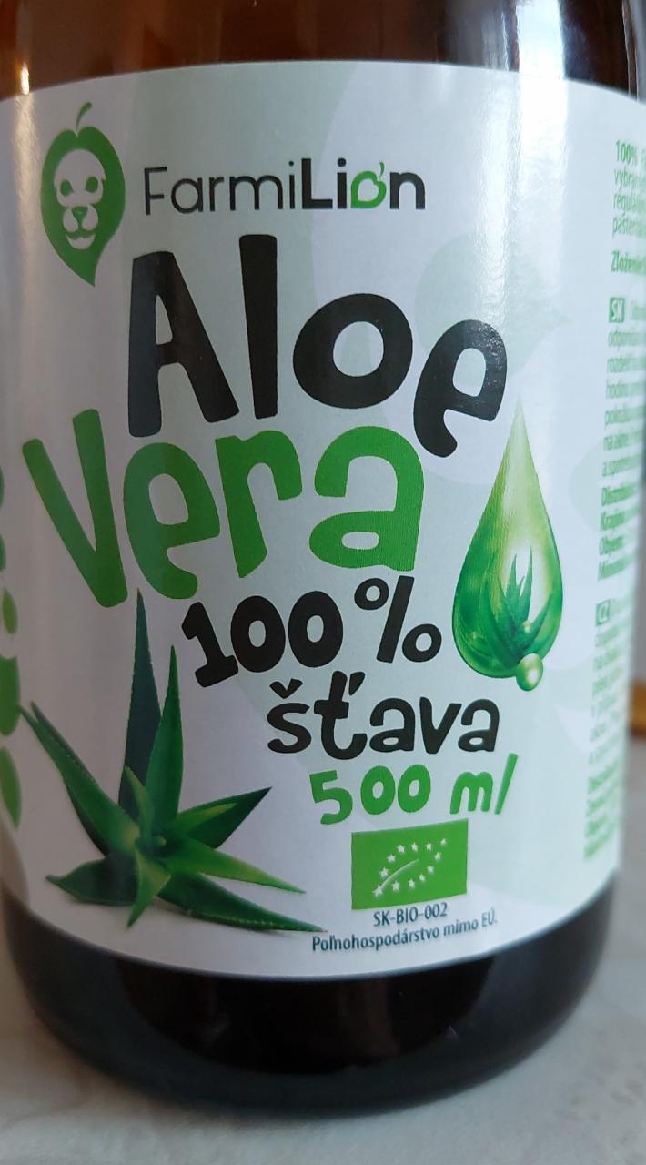 Fotografie - FarmiLion aloe vera 100% šťava