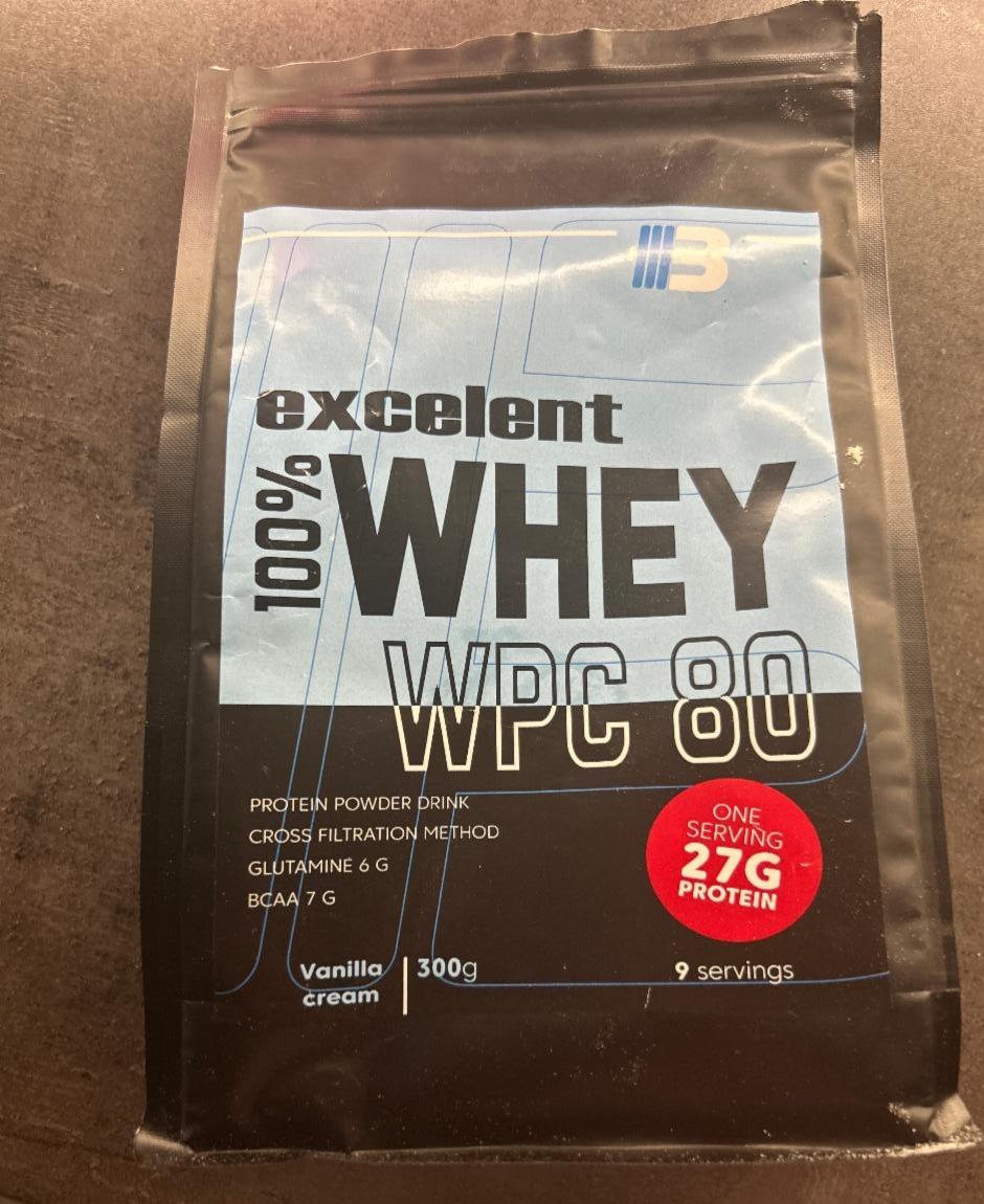 Fotografie - 100% Whey WPC 80 protein powder drink Vanilla cream Excelent