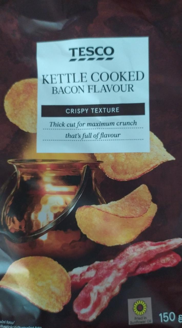 Fotografie - Kettle cooked bacon flavour Tesco