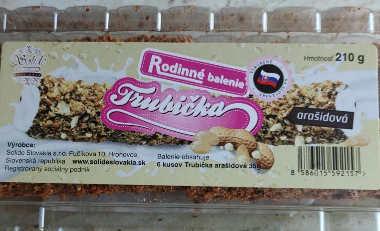 Fotografie - Trubička arašidová Rodinné balenie Solide Slovakia